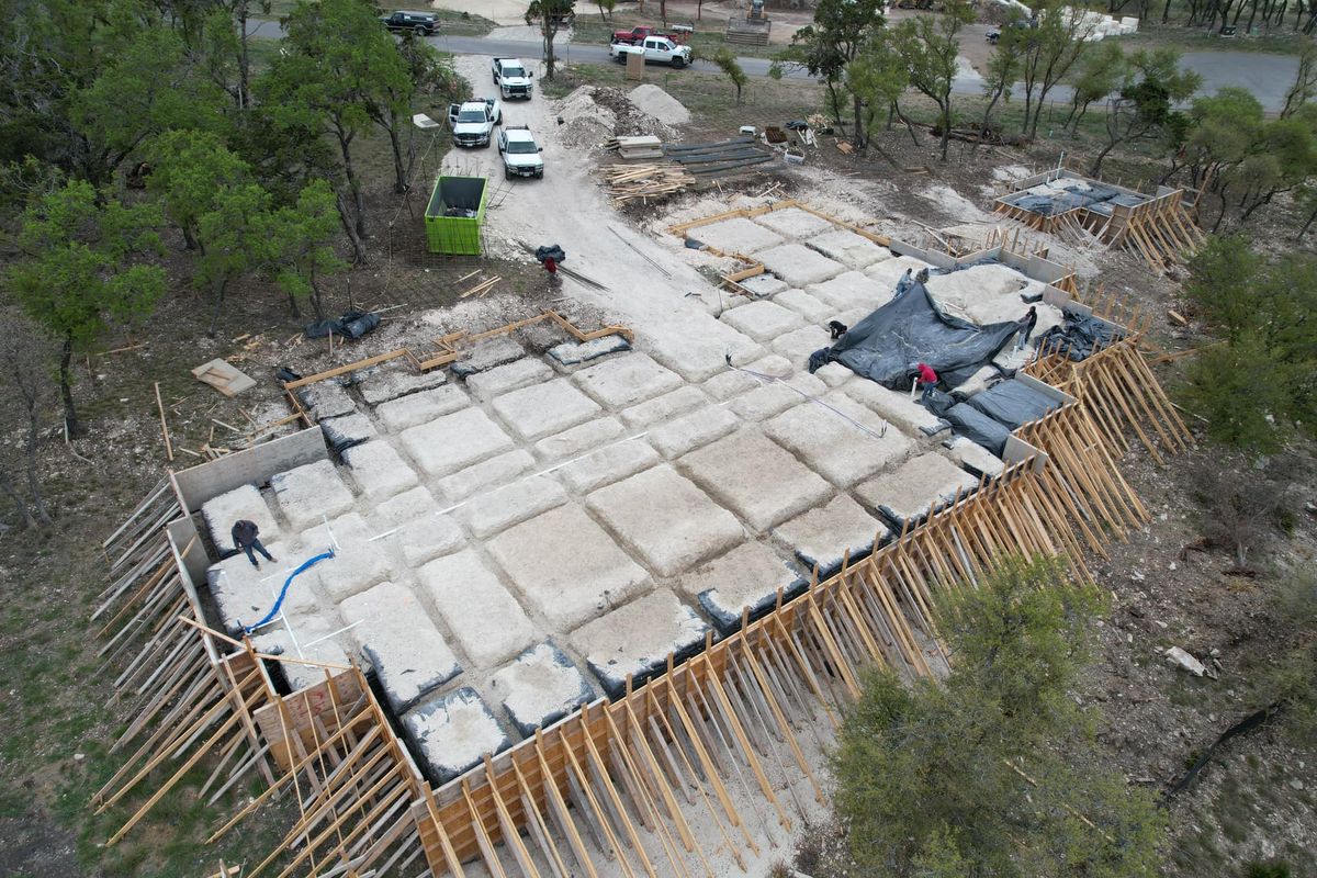 House Pads for EPE Concrete LLC in Kerrville, TX