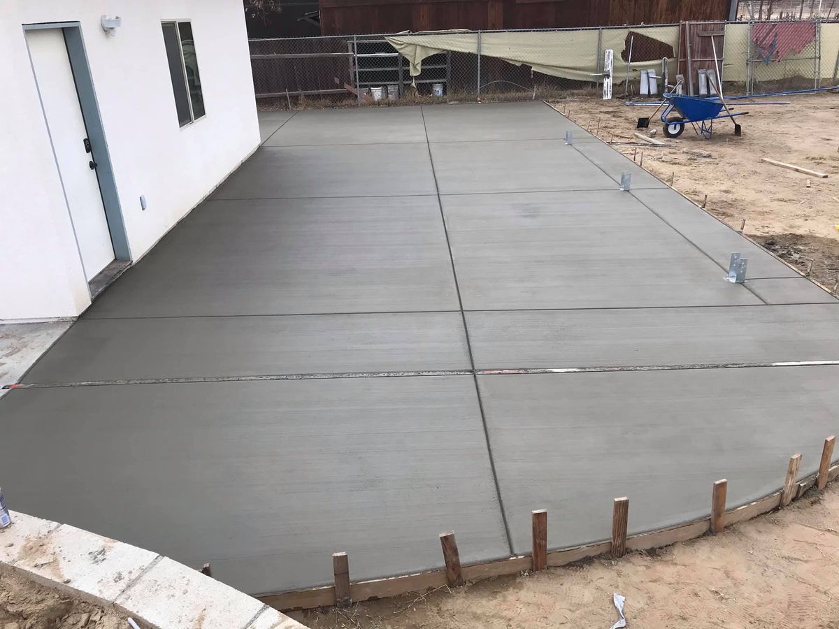 Driveway Installation for Ryan Berrys Concrete Construction in Bakersfield, CA