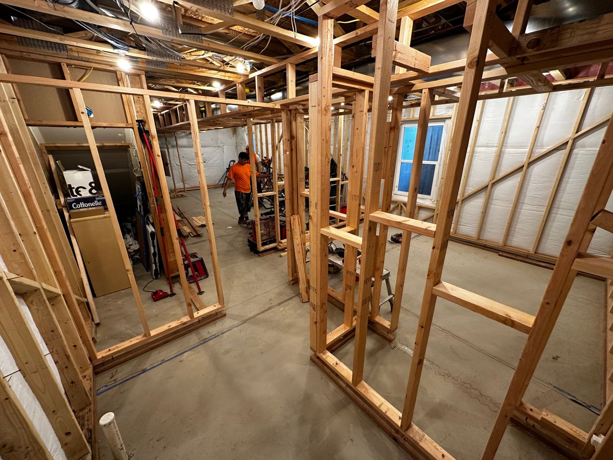 Framing for Happy Home Projects Co-op in Lakewood, CO