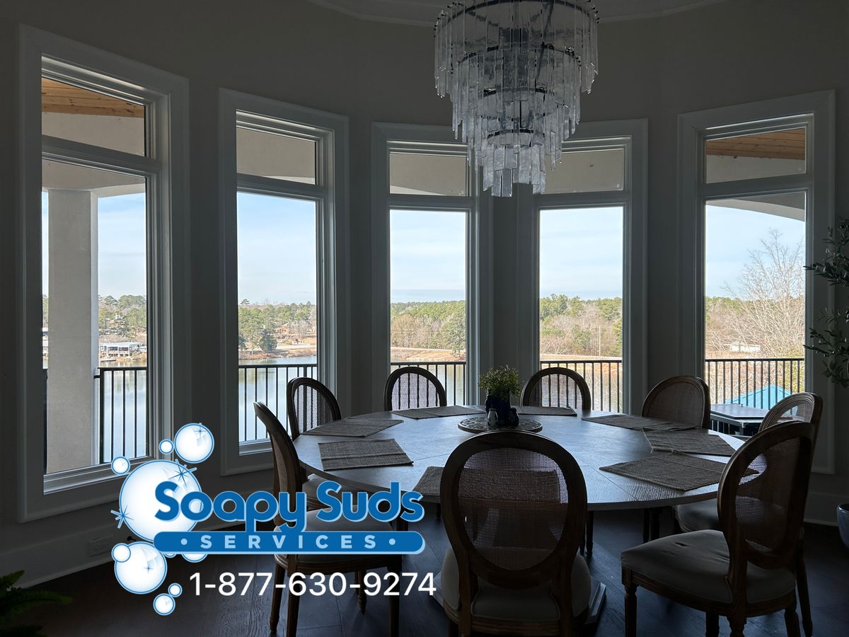 Exterior and Interior Window Cleaning for Soapy Suds Services Georgia in Perry, GA