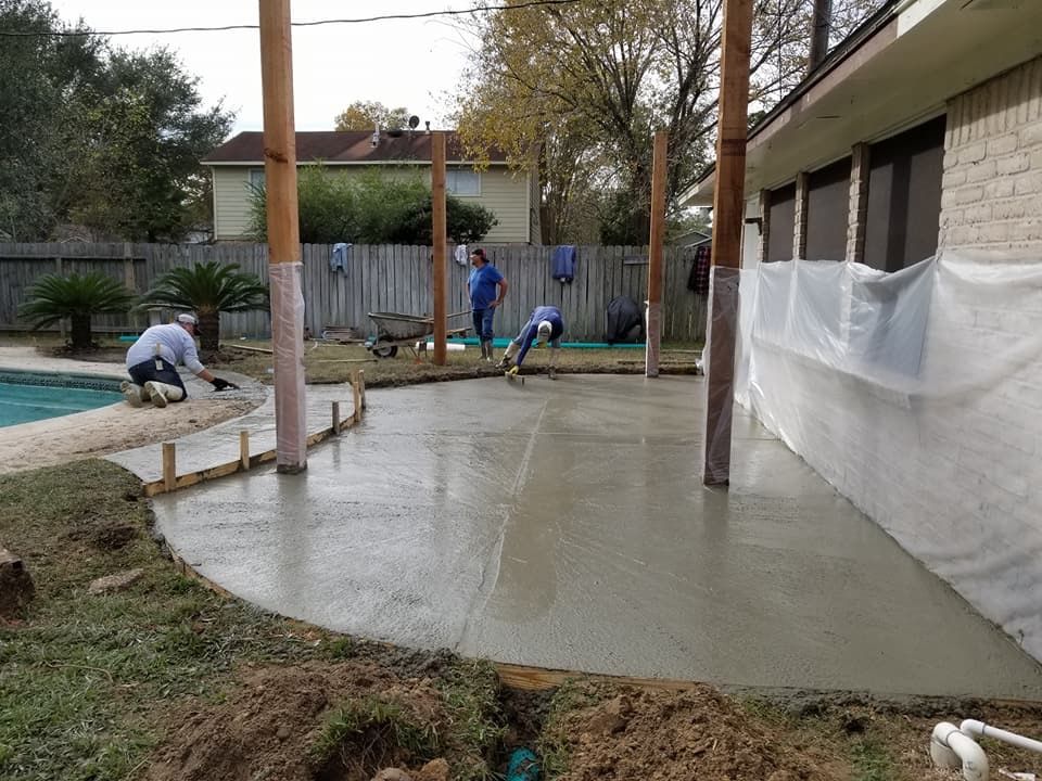 Pool Remodels for Texas Curb N Borders in Houston, TX