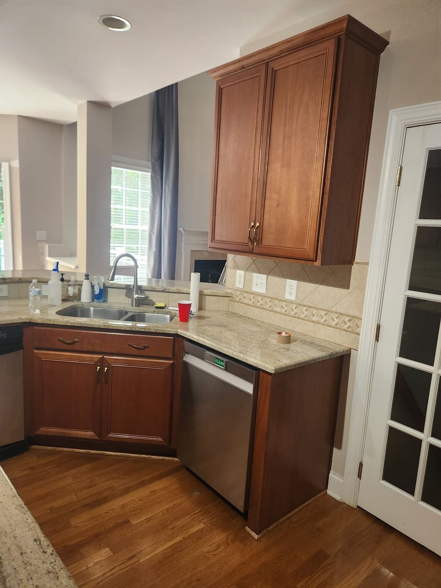 Kitchen and Cabinet Refinishing for Fine Finishes Custom Painting in Charlotte, NC