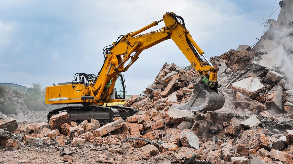 Demolition for TBC Custom Trades in West Burke, VT