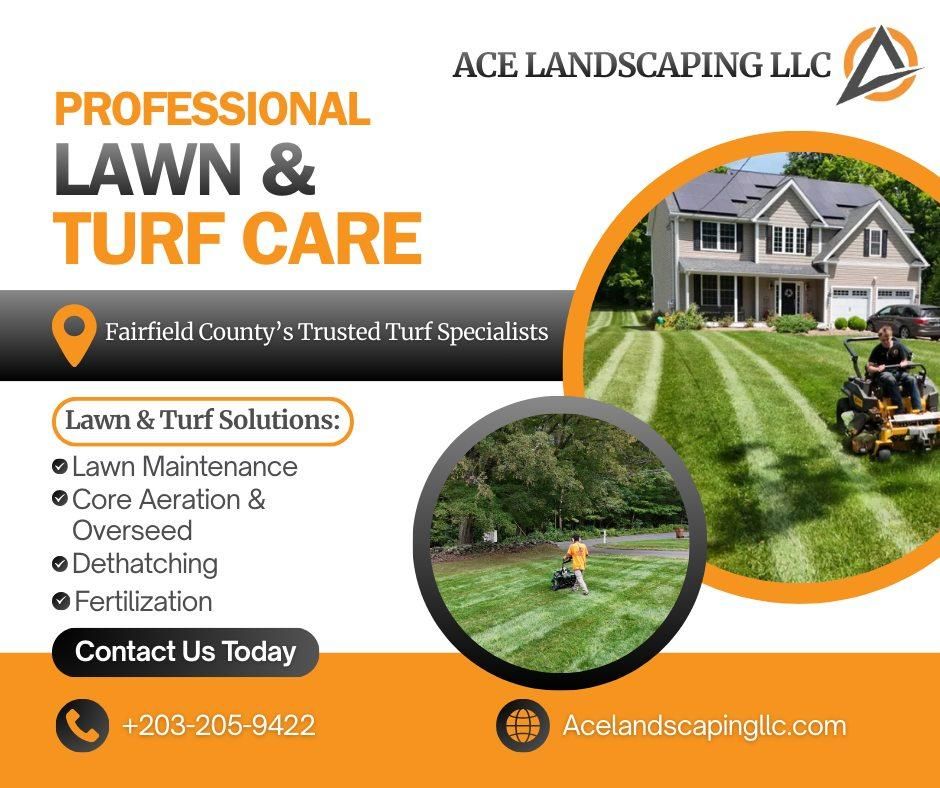 Landscape Maintenance for Ace Landscaping in Trumbull, CT