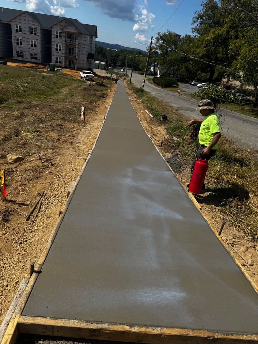Concrete Slab Construction for The Amazing Concrete in Roanoke, VA