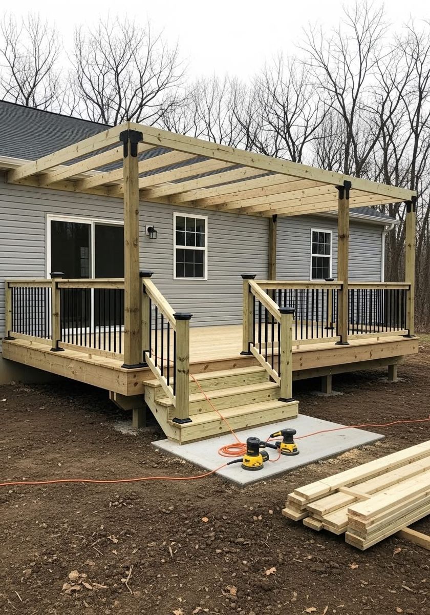 Deck & Patio Installation for Erie Builders & Construction in Sandusky, OH