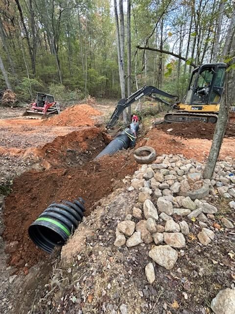 Site Preparation for Moose Excavating in Athens, TN