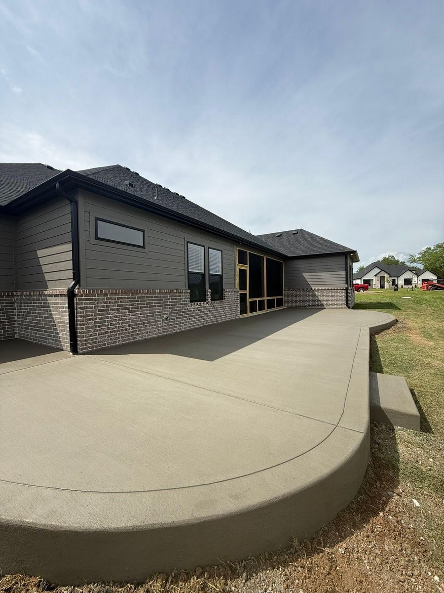 Patio Design & Installation for Modern Concrete LLC in Lowell, AR