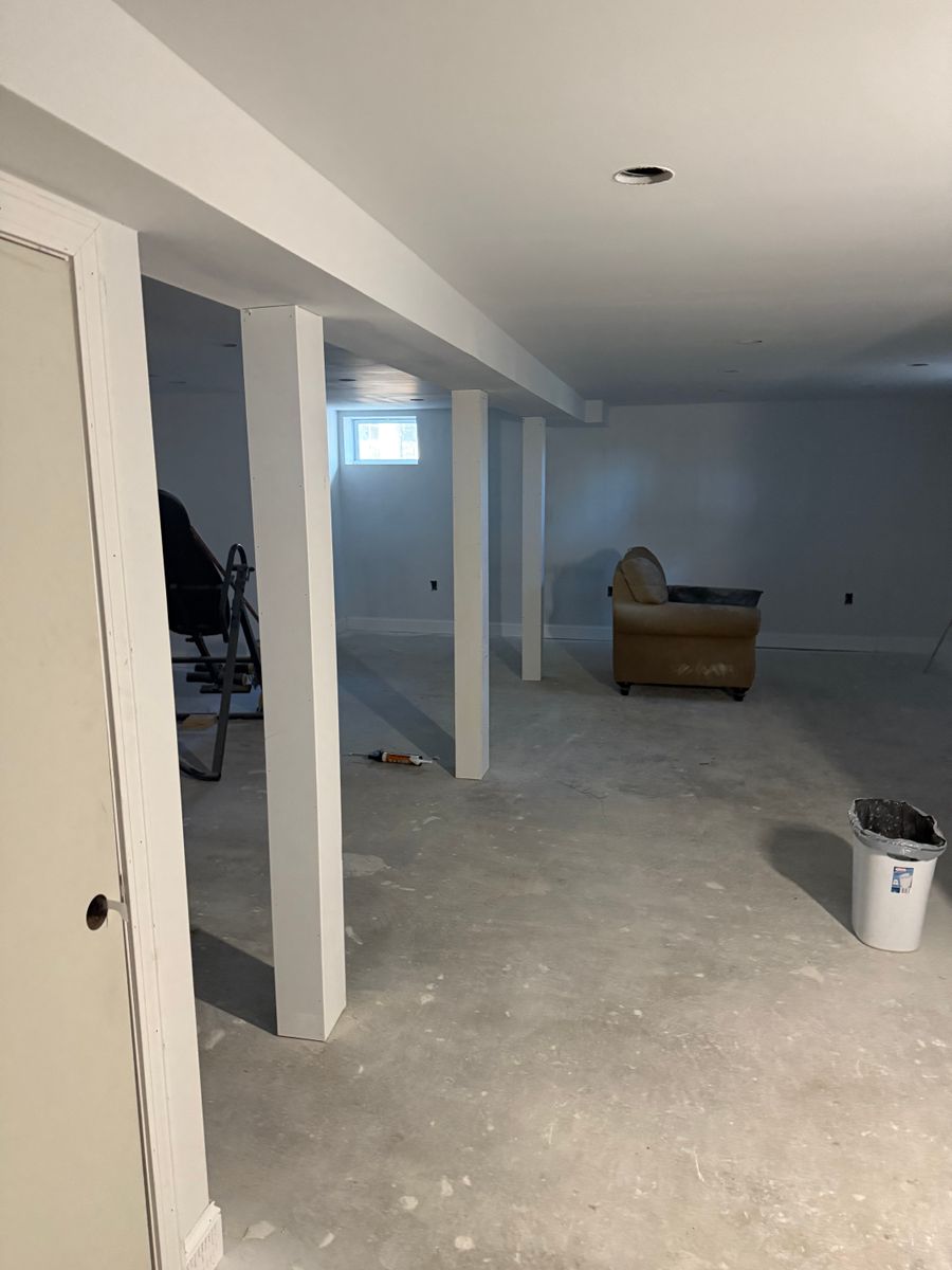 Basement Renovation for D. Duby Construction in Billerica, MA