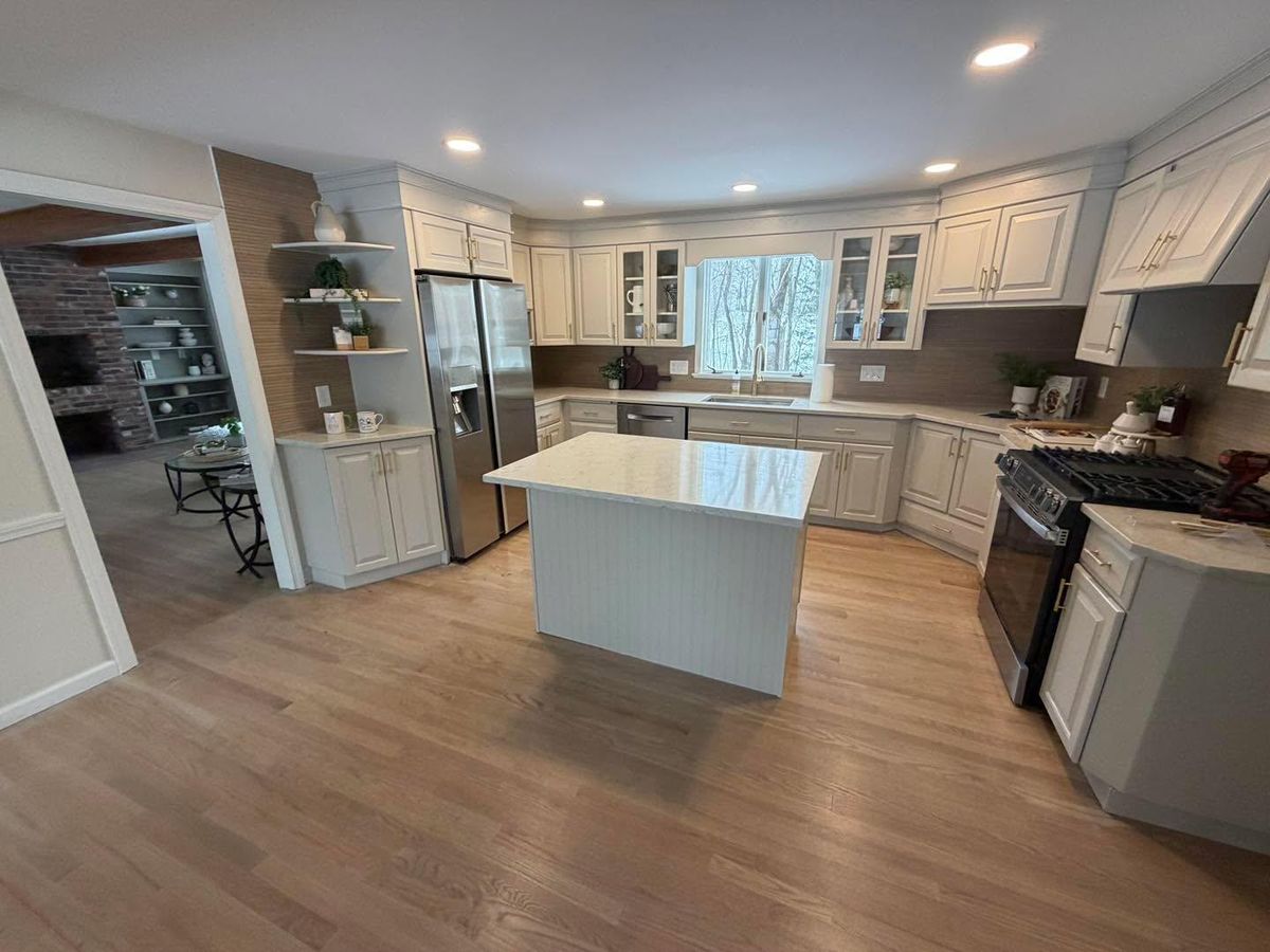 Kitchen and Cabinet Refinishing for OMG Painting in Springfield, MA