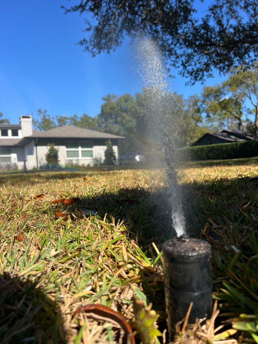 Irrigation System Design & Install for C4 Ground Control in Oviedo, FL