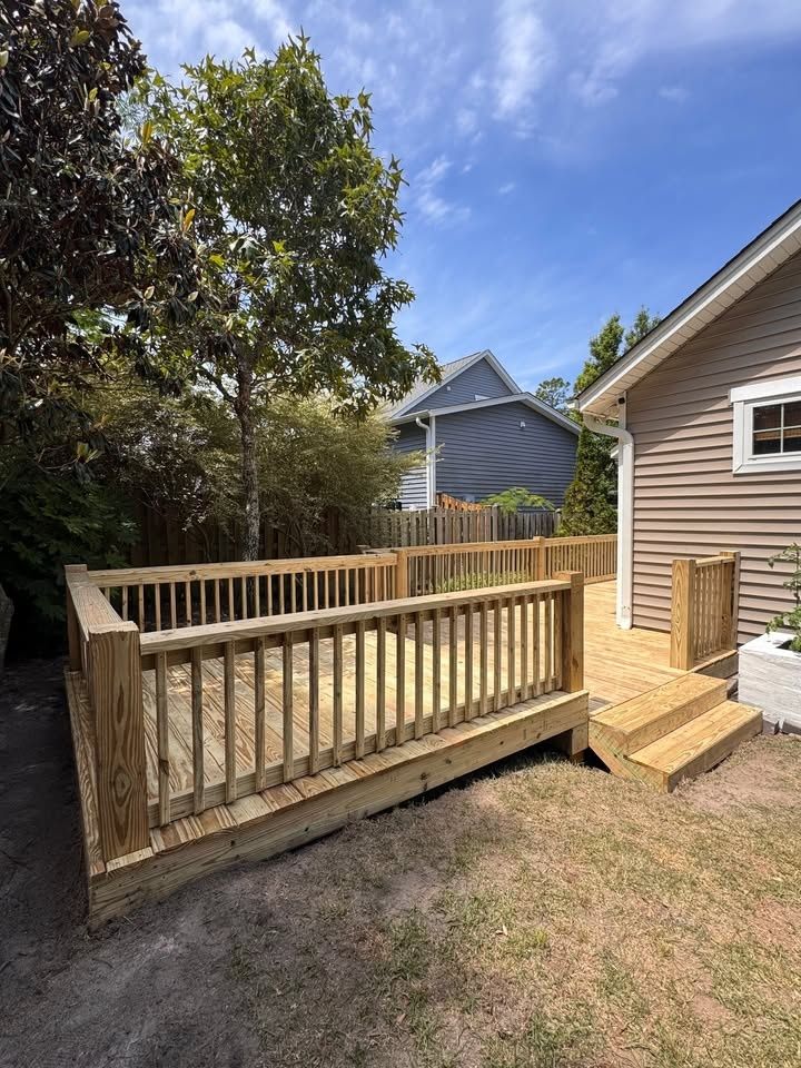 Deck & Patio Installation for Coastal Charm Remodeling in Swansboro, NC