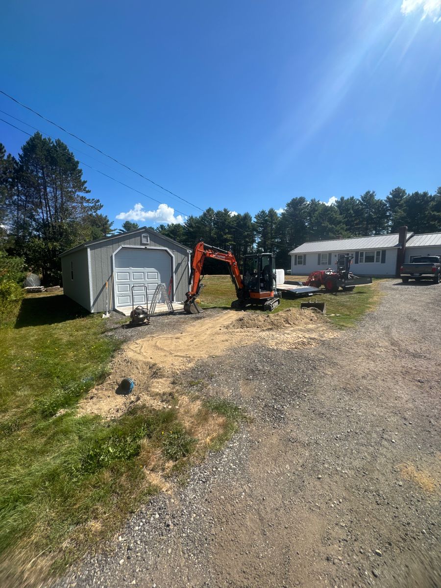 Excavation for Soil Builders LLC in West Durham, ME
