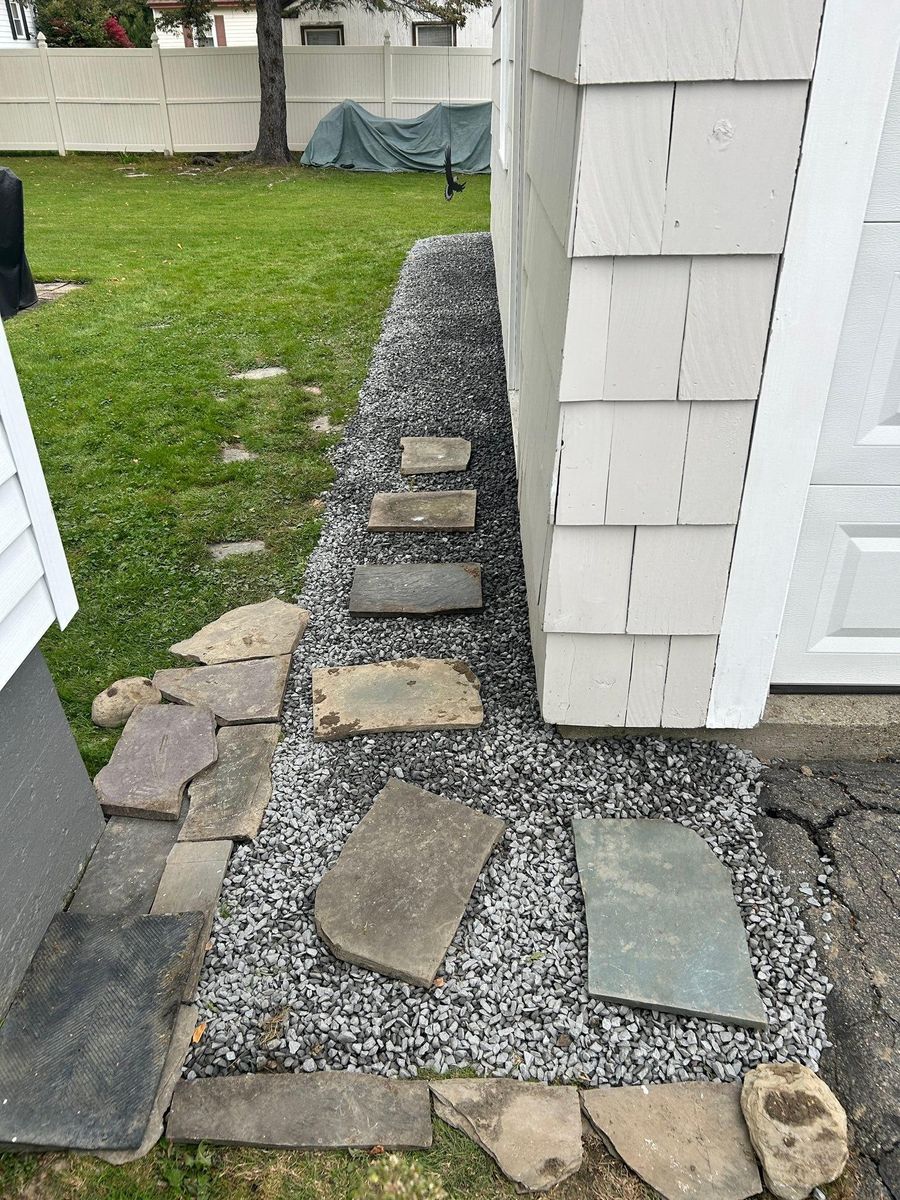 Mulch Installation for CM and Sons Landscaping in Benton, ME