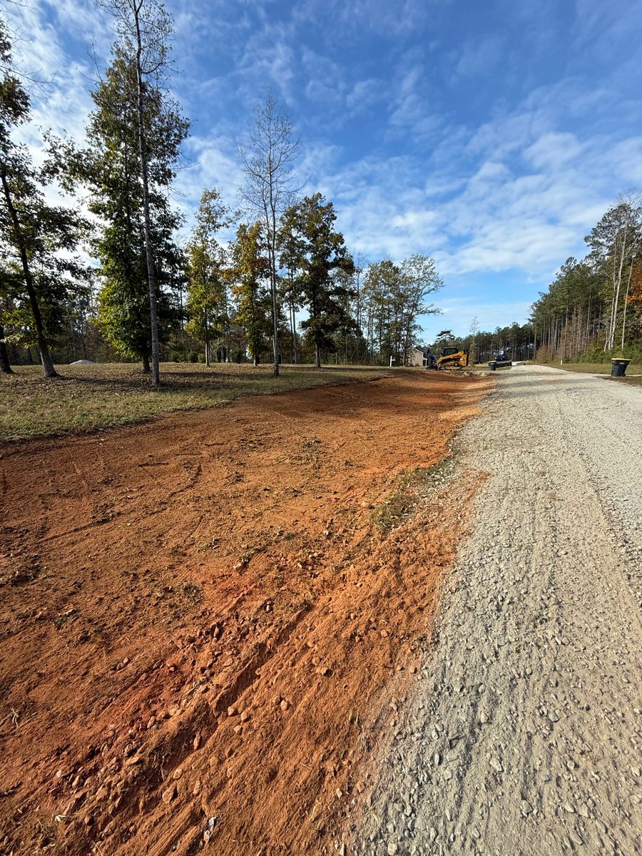 Grading for Dirt Pro Land Solutions in Fayetteville, GA