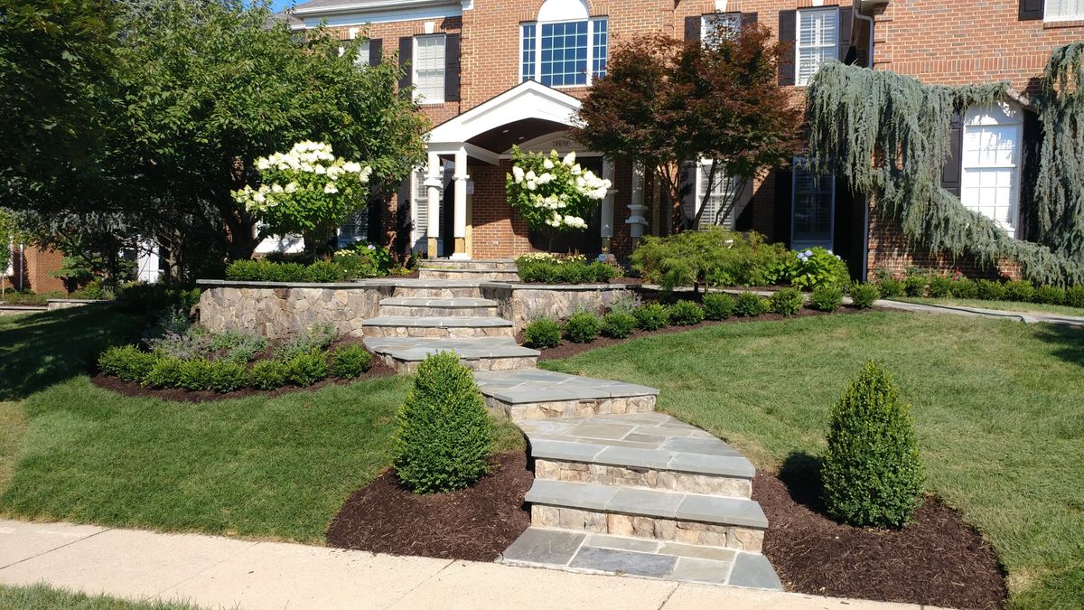 Steps for M&M Professional Landscaping in Sterling, VA