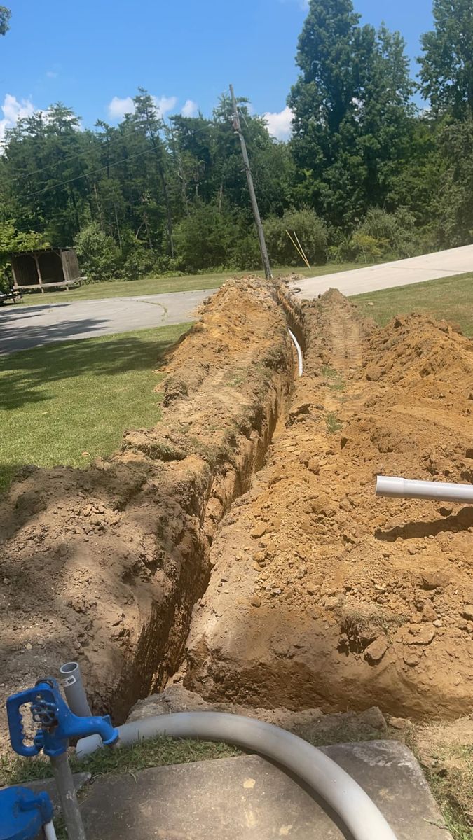 Grading and Leveling for Loshbough Excavating in Crossville, TN