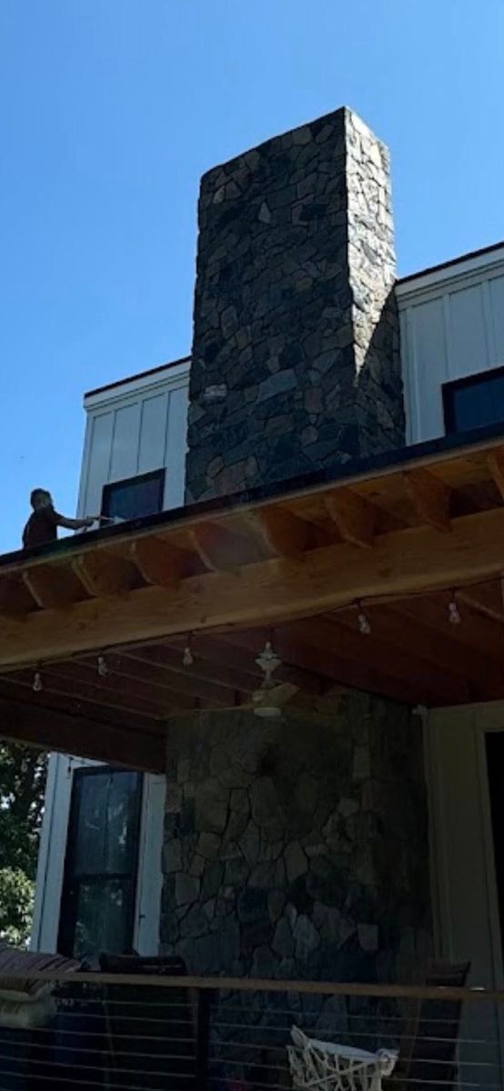 Stone veneer for Smythe’s Stonework & Masonry in Buxton, ME
