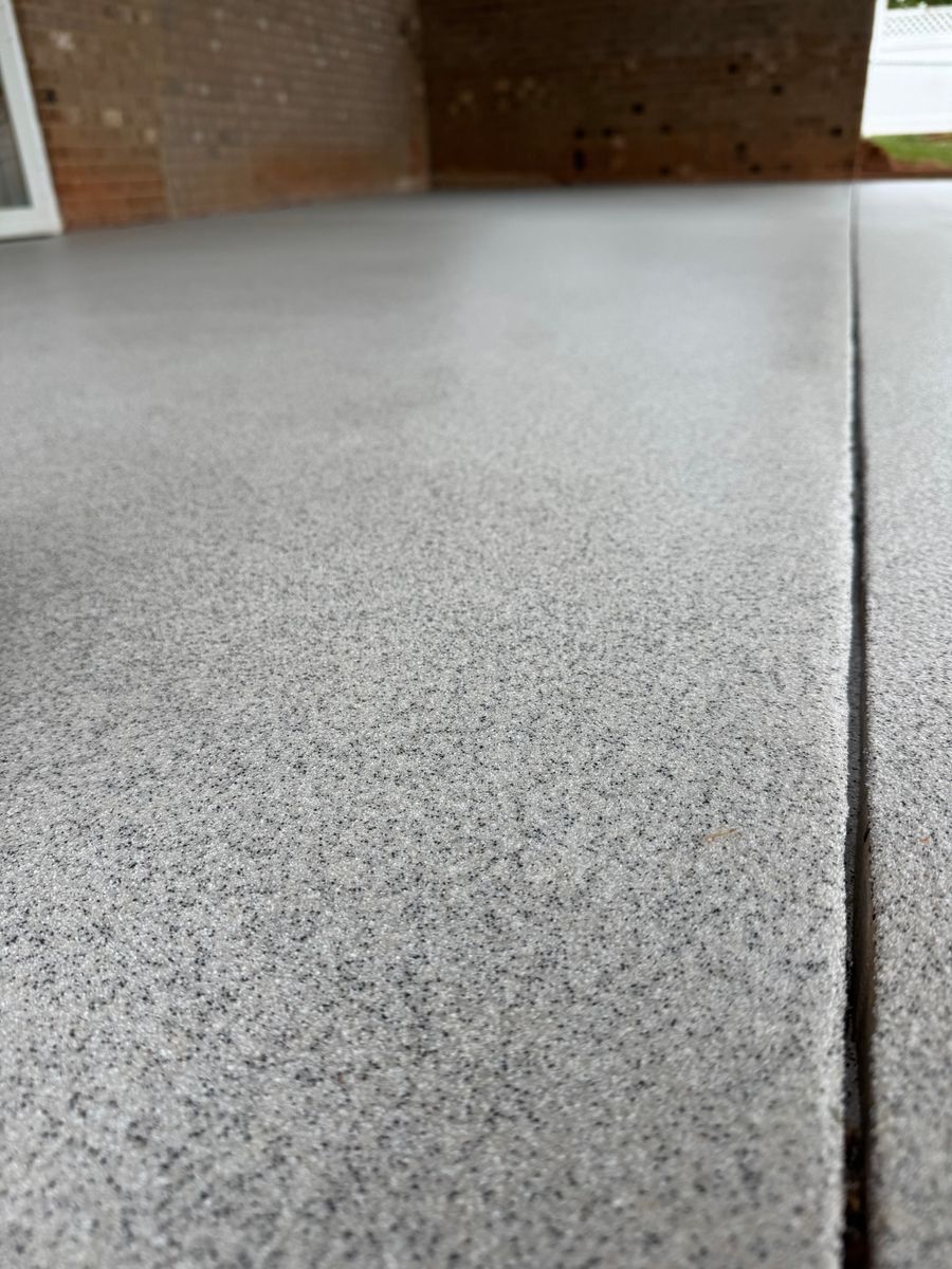 Garage Floor Repair for Mitchell’s Concrete Coatings in Taylorsville, NC