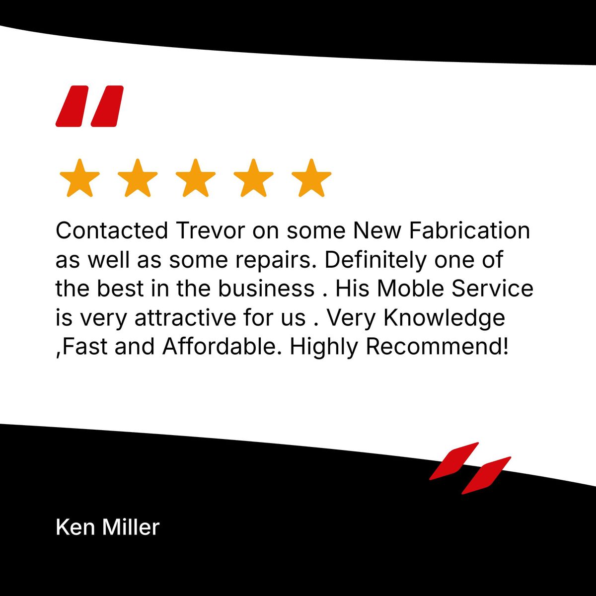 Custom Welding for Wright's Fabrication in Huntsville, AR