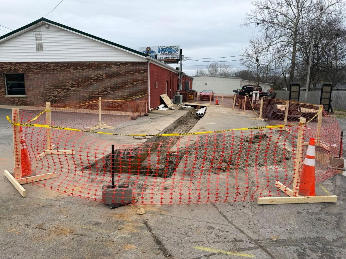 Underground Utilities for TrottCo Excavation in Shelbyville, TN