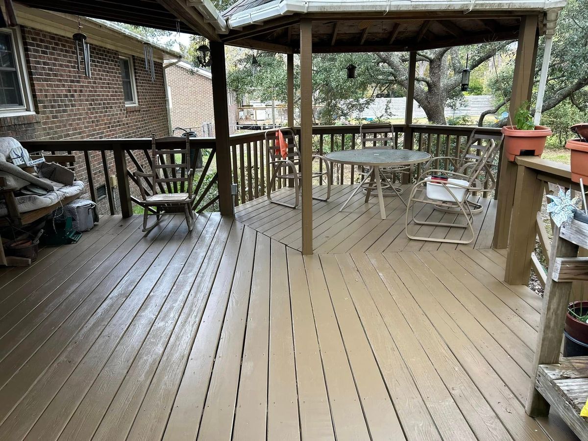 Deck & Patio Installation for New Image Construction in Lowell, NC