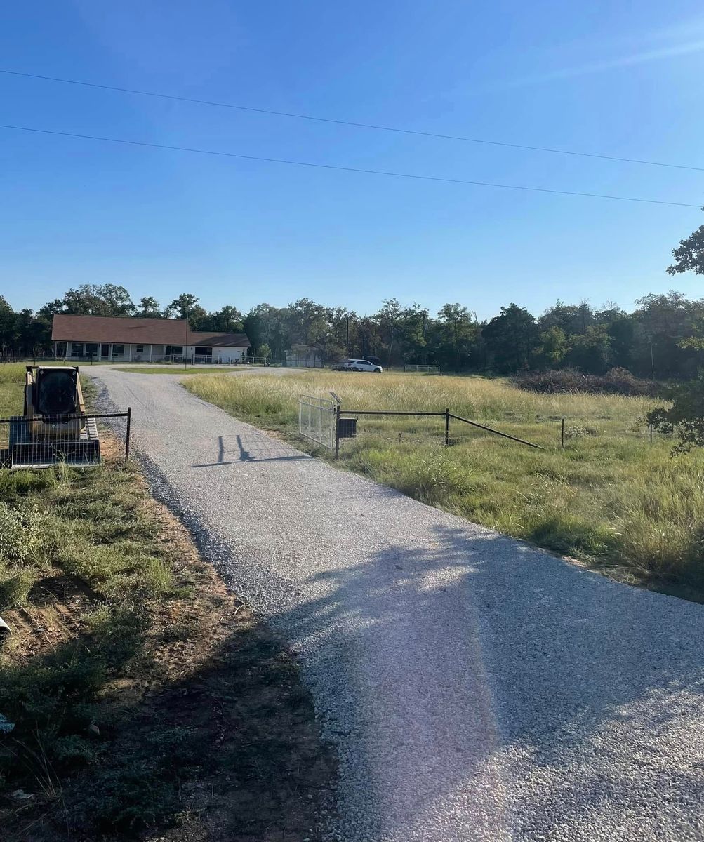 Roadbeds for RH Property Enhancement in Moulton, TX