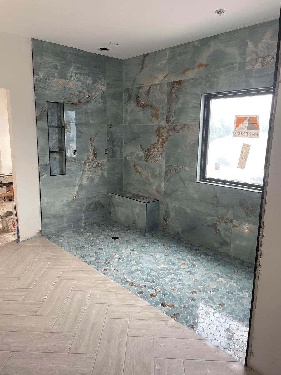 Bathroom Tiling Installation for Rangel Flooring & Demolition LLC in Raleigh, NC