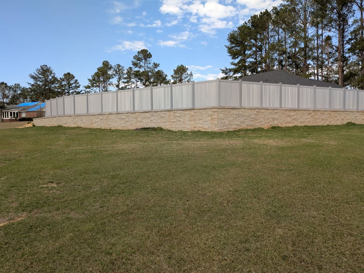 Vinyl Fence for Corbitt Vinyl Products in Hazlehurst, GA