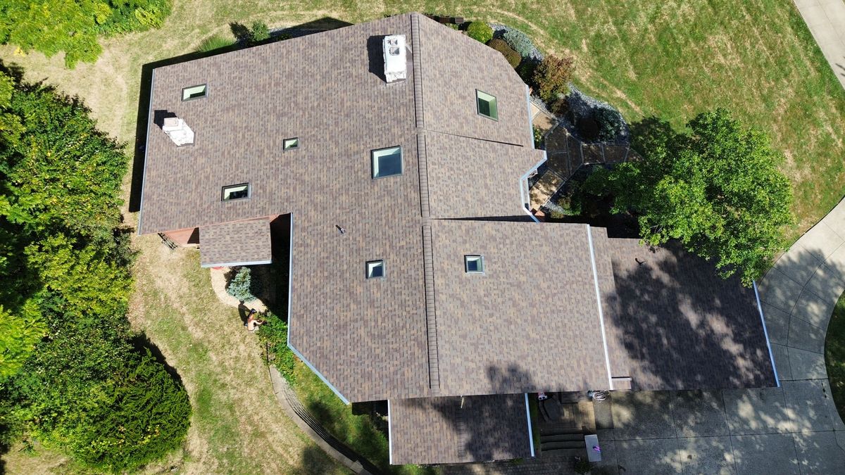 Skylight installation for Precious Roofing in Madeira, OH