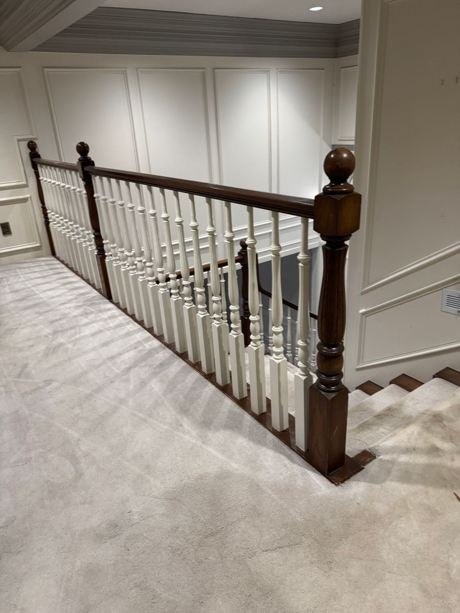Railing Installation for Mac Stairs in Dallas, TX
