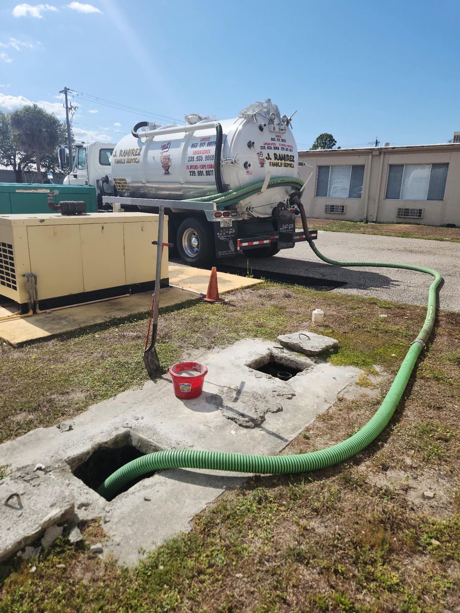 Sewer Line Repair for J. Ramirez Family Septic in Flagler County, FL