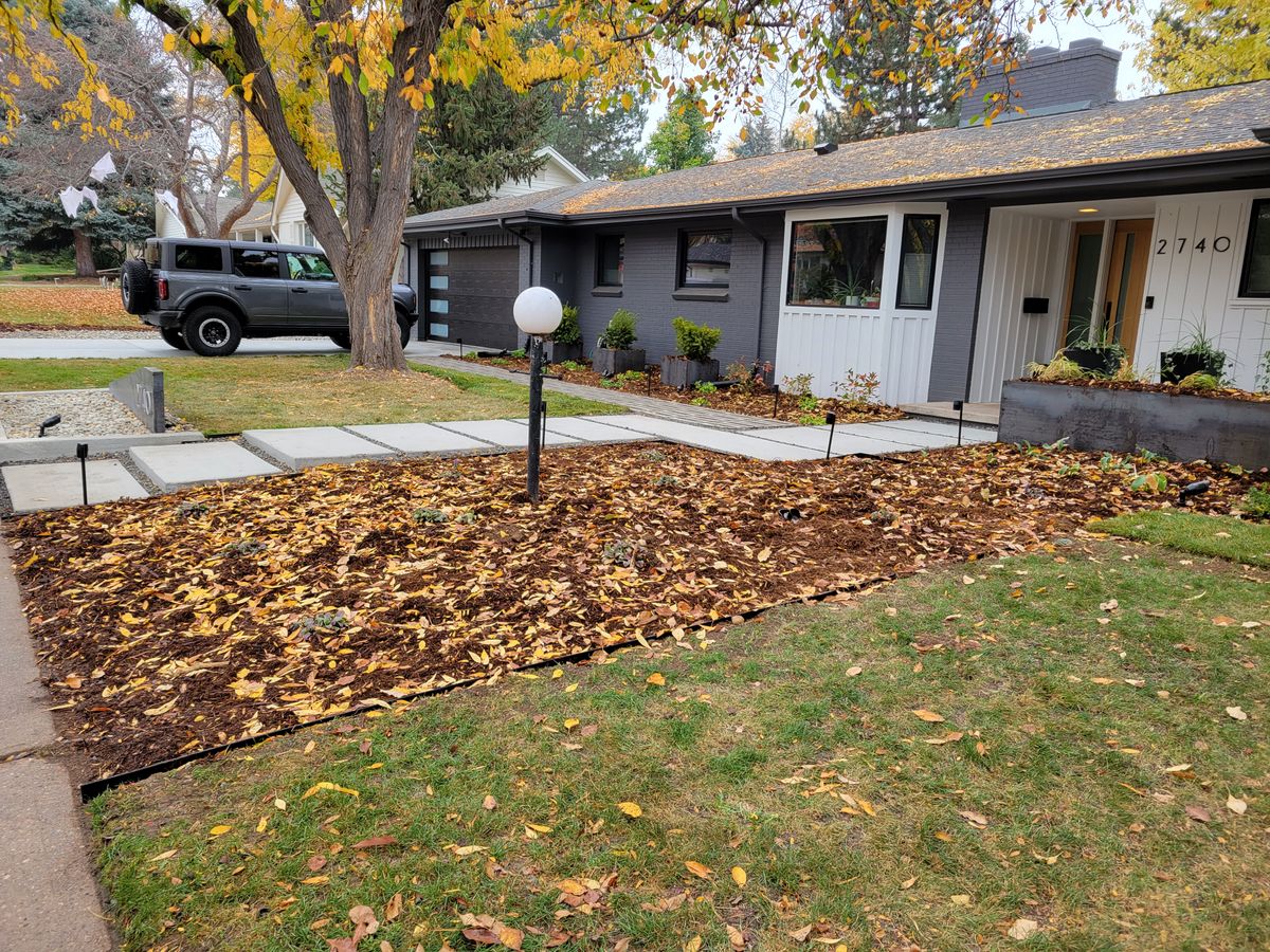 Mulch Installation for JS Landscaping Colorado in Denver, CO