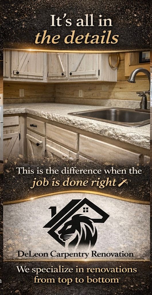 Custom Carpentry for De Leon Carpentry & Renovation  in Leakey, TX