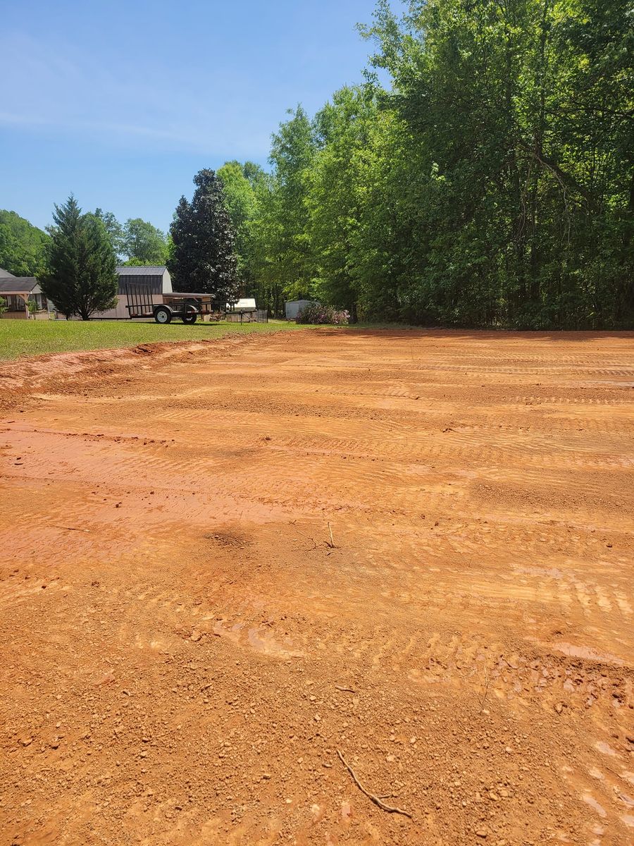 Land Grading for Bobcat Bob in Clermont, GA