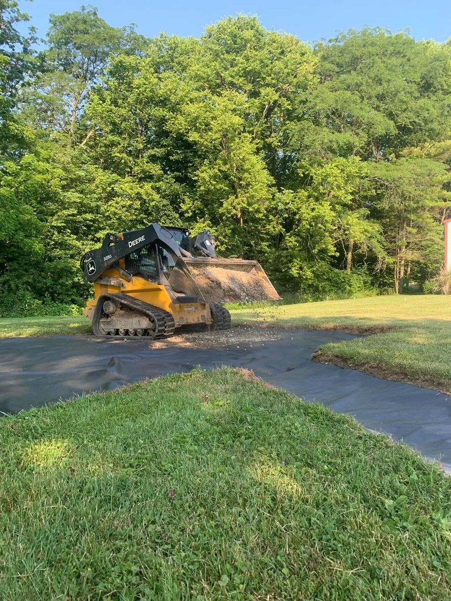 Grading for E&J Land Services in Marysville, OH
