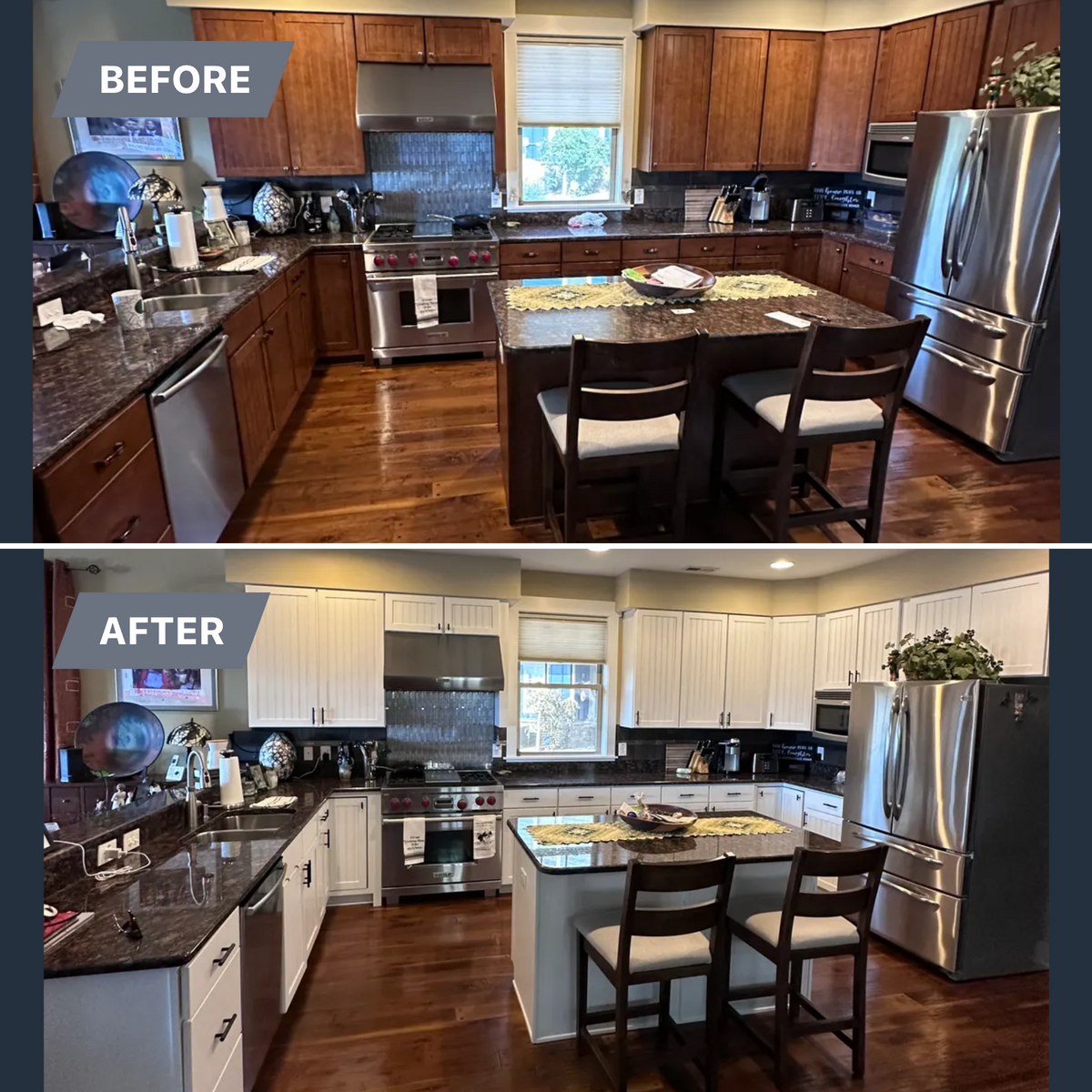 Kitchen and Cabinet Refinishing for Jose Ramos Painting in Asheville, NC