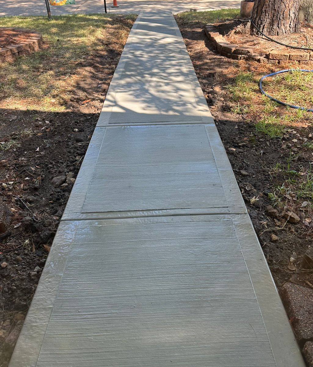 Walkways for BigTex Concrete Construction in Houston, TX