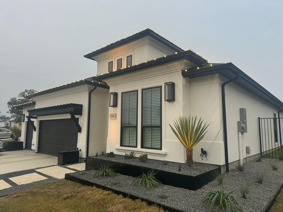 Hardscape Installation for N. B. Fence & Landscape in New Braunfels, TX