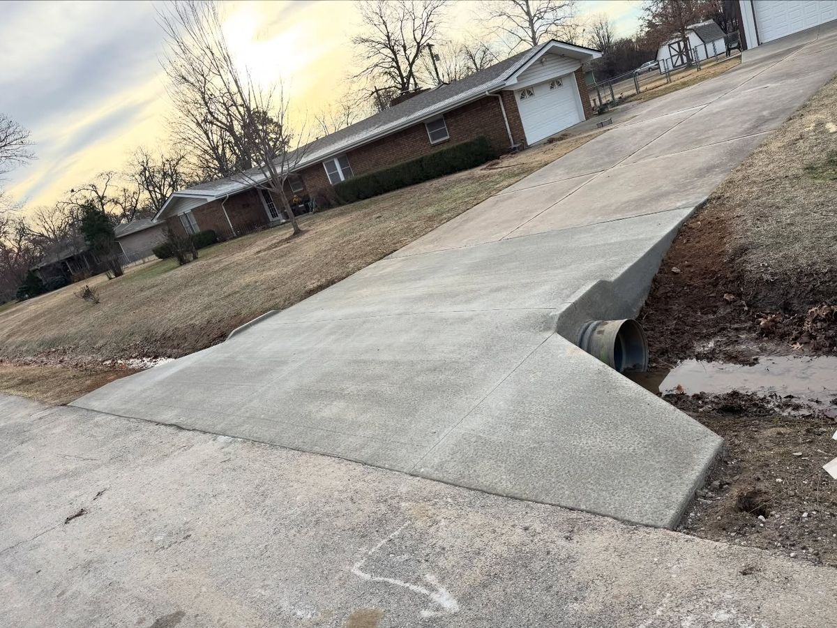 Concrete for Pure Outdoors LLC in Tulsa, OK