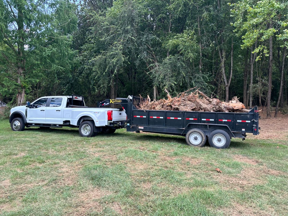 Land Clearing for Schrock’s Land Management in Northern Virginia, Shenandoah Valley, VA