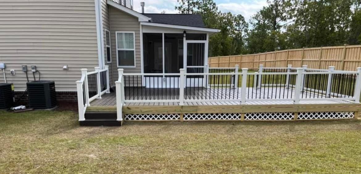 Decking for JB Nealy Fence in Elgin, SC