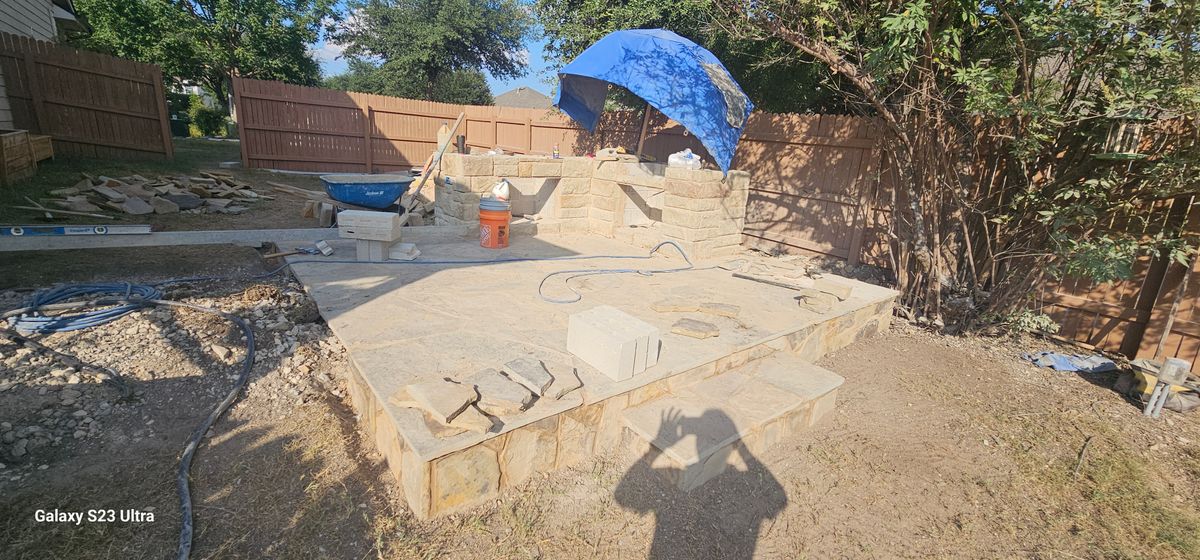 Stonework for Martin's Masonry & Landscaping in Leander, TX