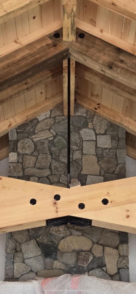 Stone veneer for Smythe’s Stonework & Masonry in Buxton, ME