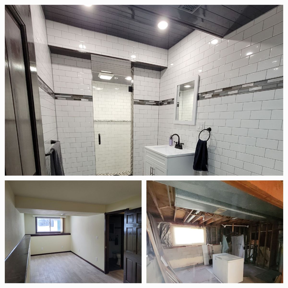 Bathroom Renovation for Kingdom Roofing and Construction in Mankato, MN