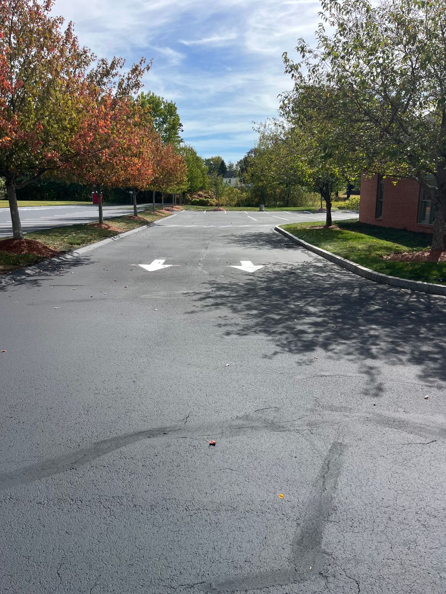 Striping for Cates Sealcoating and Striping in Charlton, MA