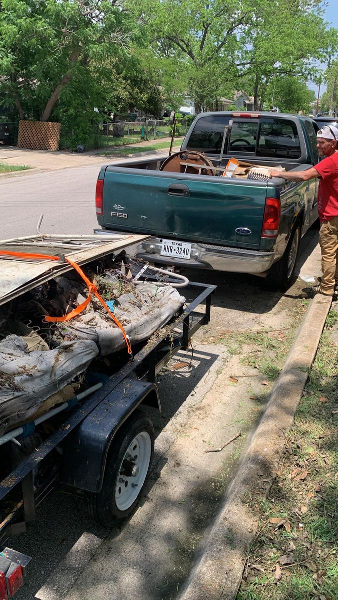 Hauling for Father & Son Lawn Care in Harker Heights, TX