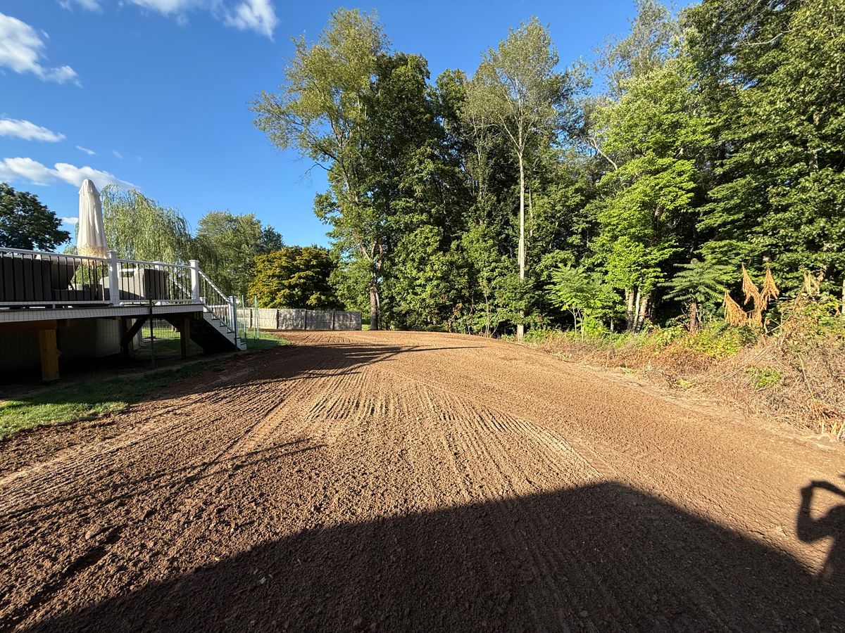 Land Clearing & Yard Expansion for Lennon Land Management in Suffield, CT