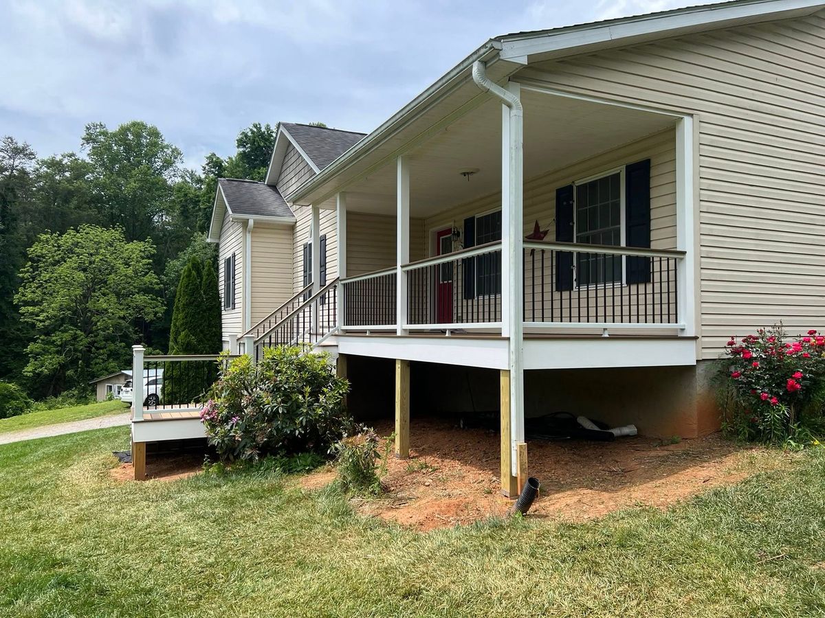 Trim Carpentry for Redwood Construction in Asheville, NC