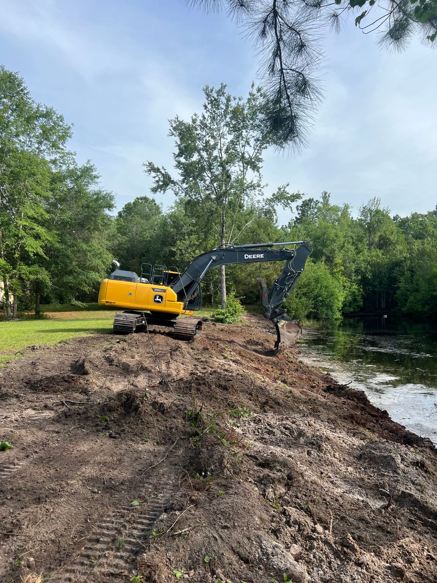 Ponds for Bay Hill Development in Nahunta, GA